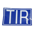 TIR megjlelőlés matrica