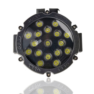 Távfényszóró kör LED-es 51W fehér 12/24V