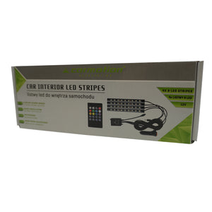 Távirányítós LED szalag belső térbe - 12V - 4x9 LED