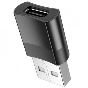 USB 2.0 - USB TYPE-C adapter fekete HOCO UA17