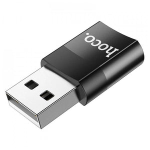 USB 2.0 - USB TYPE-C adapter fekete HOCO UA17