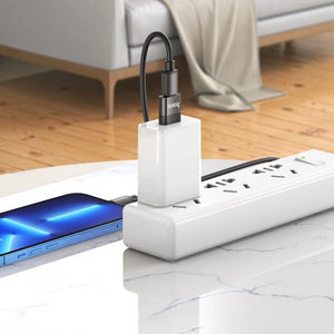USB 2.0 - USB TYPE-C adapter fekete HOCO UA17
