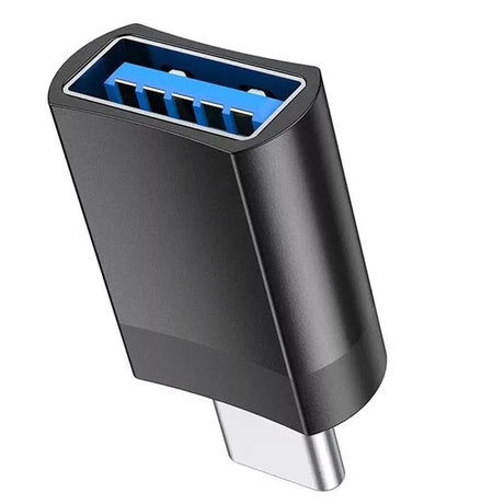 HOCO UA17 USB TYPE-C MALE / USB 3.0 FEMALE ADAPTER FEKETE