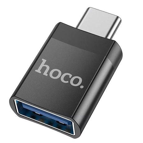 HOCO UA17 USB TYPE-C MALE / USB 3.0 FEMALE ADAPTER FEKETE