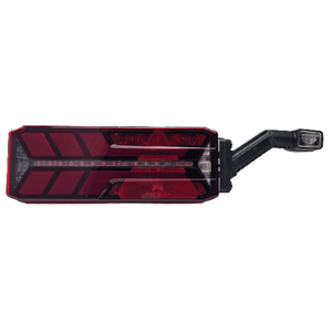 Trailer rear lamp with rubber lamp 4 connectors