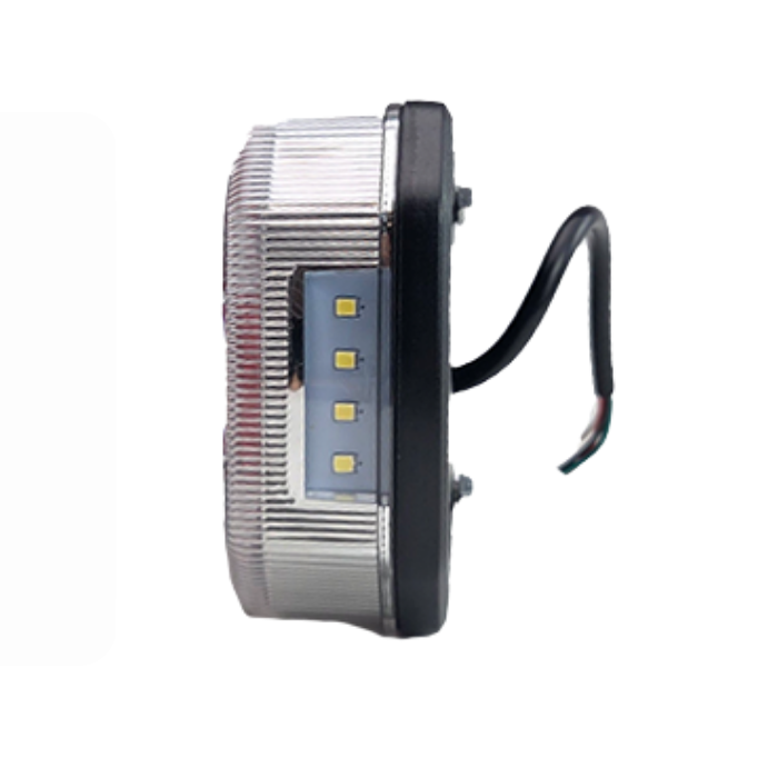 Pótkocsi lámpa ledes 4 funkciós prizmával 12V/24V