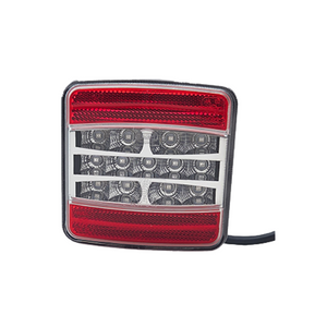 Utánfutó lámpa LED 3 funkciós prizmás