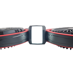 USB ventilátor akkumulátoros, csipeszes LED világítással 15cm