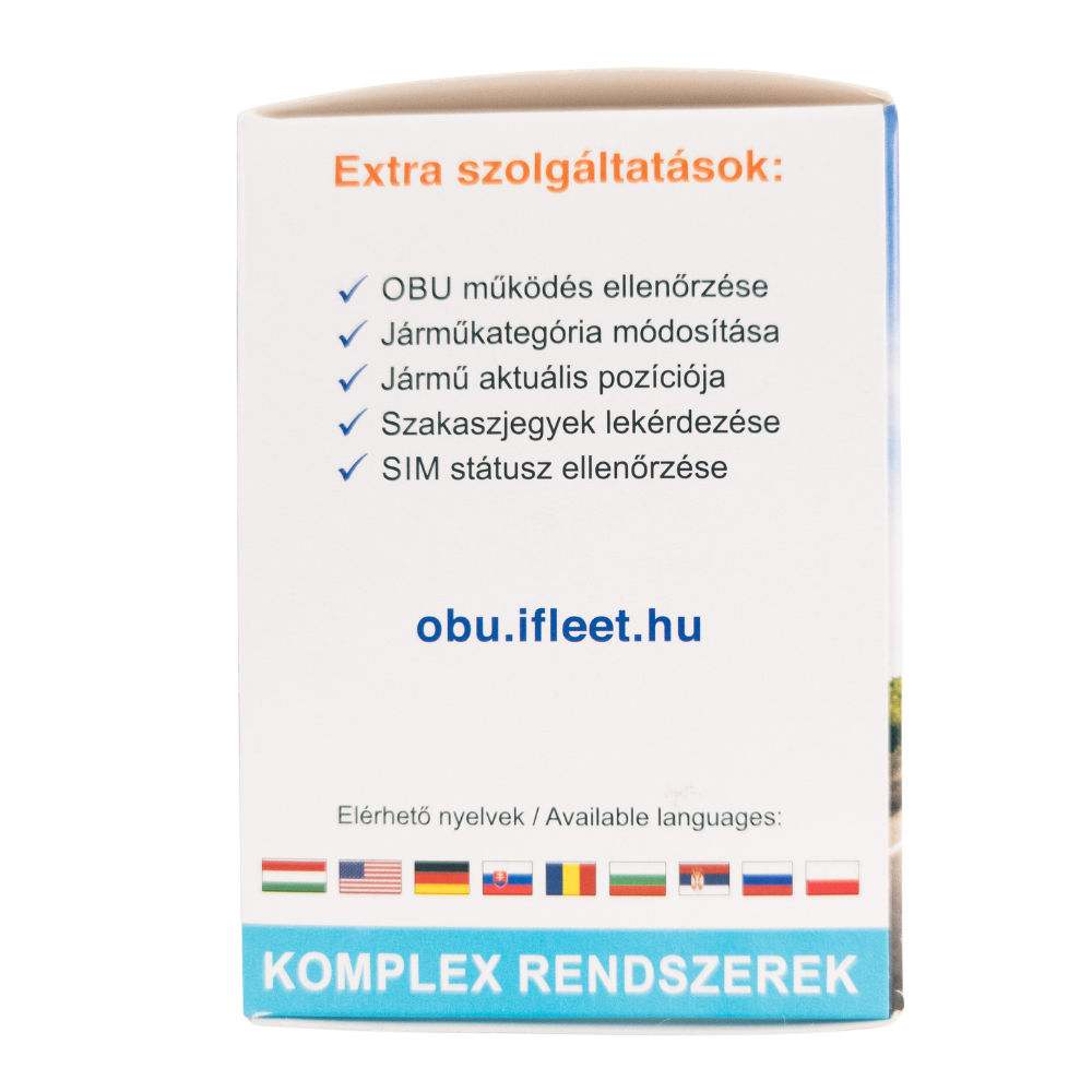 OBU S550 fedélzeti egység útdíjfizetéshez készülék