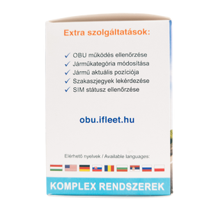 OBU S550 fedélzeti egység útdíjfizetéshez készülék