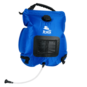 Kemping zuhany PVC bevonattal 20L kék