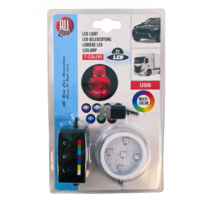 LED Base for Poppy Car Air Freshener with USB Connection