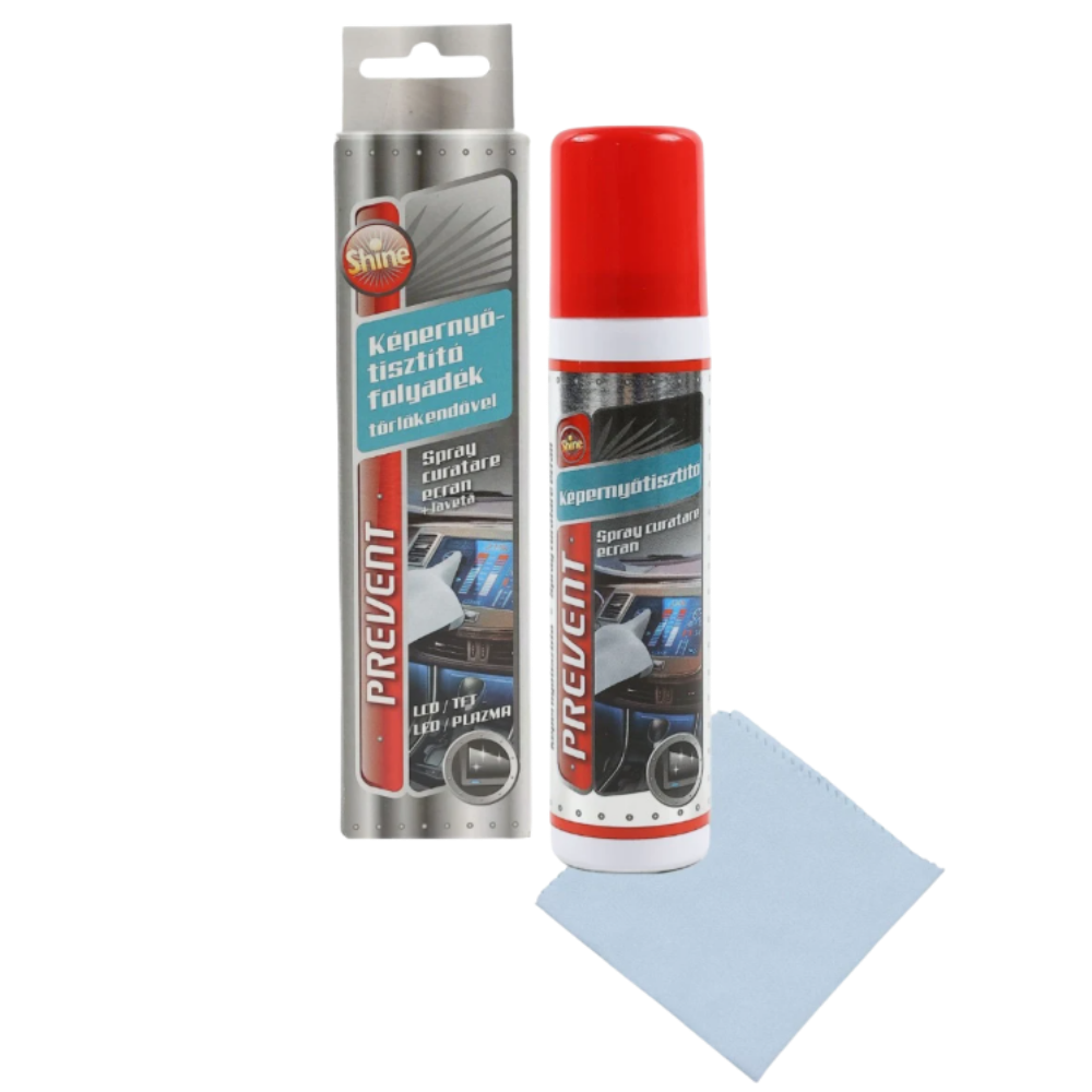 Monitor tisztító spray törlőkendővel 75ml