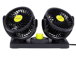 Ventilátor dupla 24V/8W 2x10cm