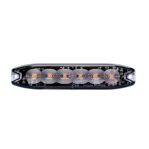 Villogólámpa kiegészítő vékony 6LED kék 12/24V 19 funkciós