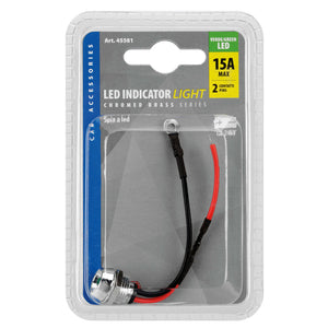 Visszajelző kontroll lámpa zöld LED 12V 24V LAMPA CONVOY Truck shop 