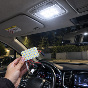 SMD LED panel autó belső világításhoz, fehér fény, 15/28/40 LED