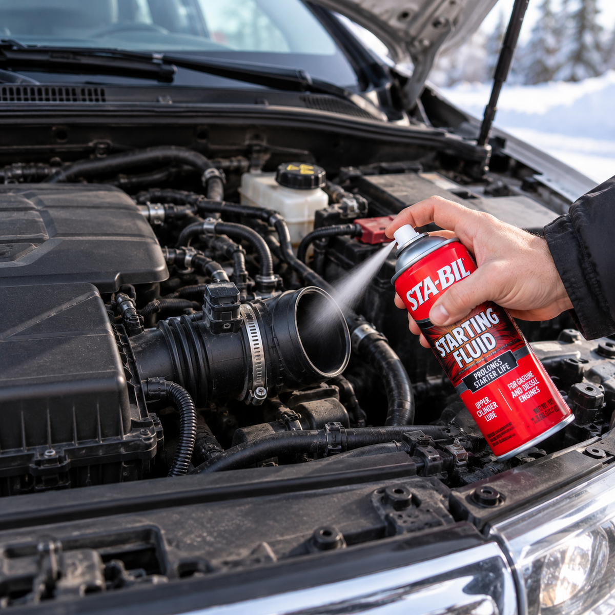 Hidegindító spray -54°C-ig benzin és dízelmotorokhoz 312 g