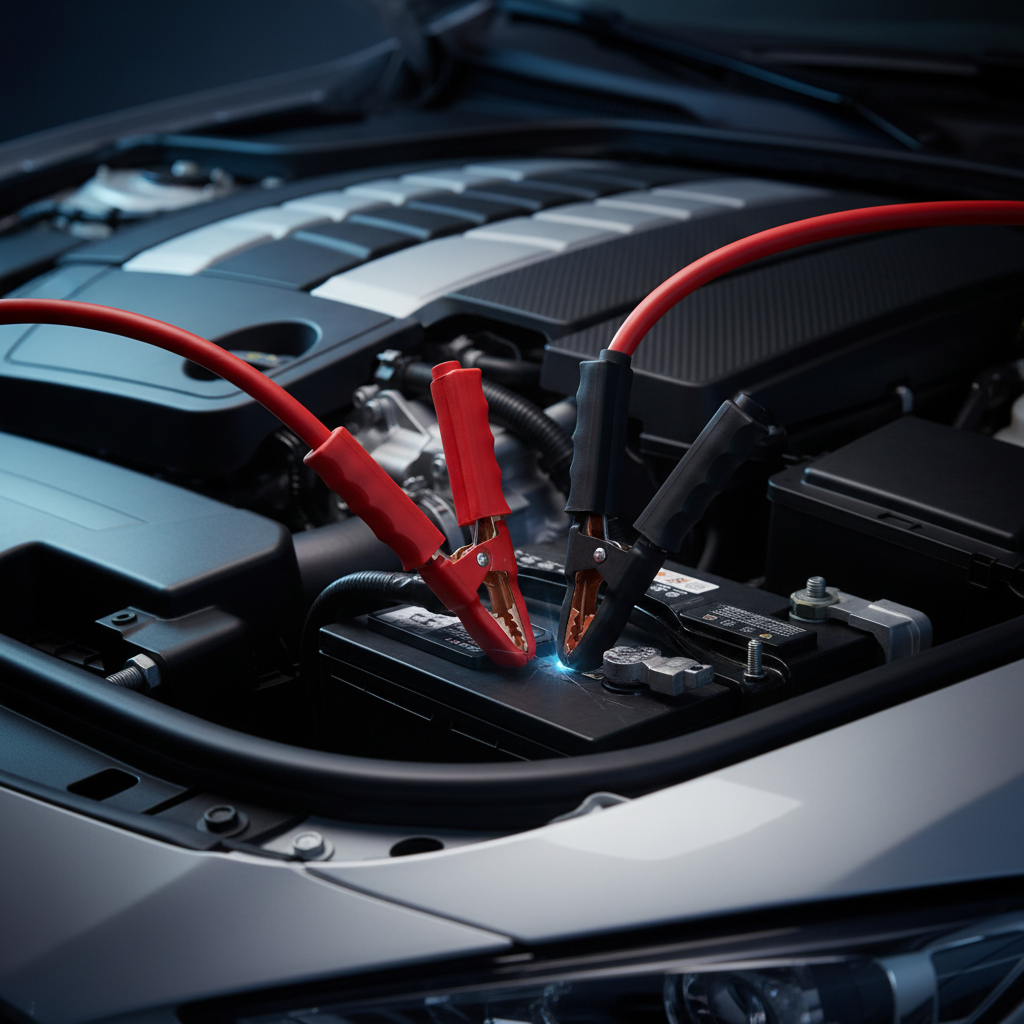 Indítókábel csipesz szigetelt, piros 800A 1db