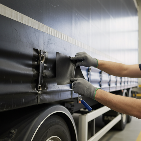 Ponyva ragasztó javító folt készlet 4db 15x24 cm