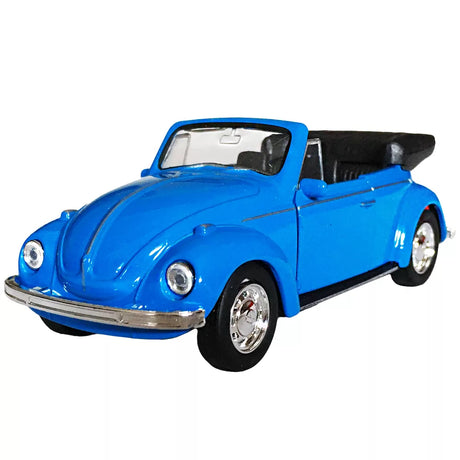 Játék autó 1:34 VW Beetle kék