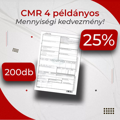 CMR 4 példányos csomag (200db)