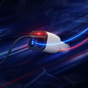 Autós töltő kettős USB és dupla szivargyújtó aljazat 3.1A