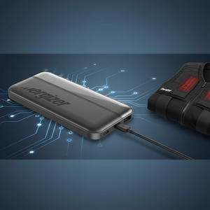 Power bank gyorstöltő fűthető mellényhez