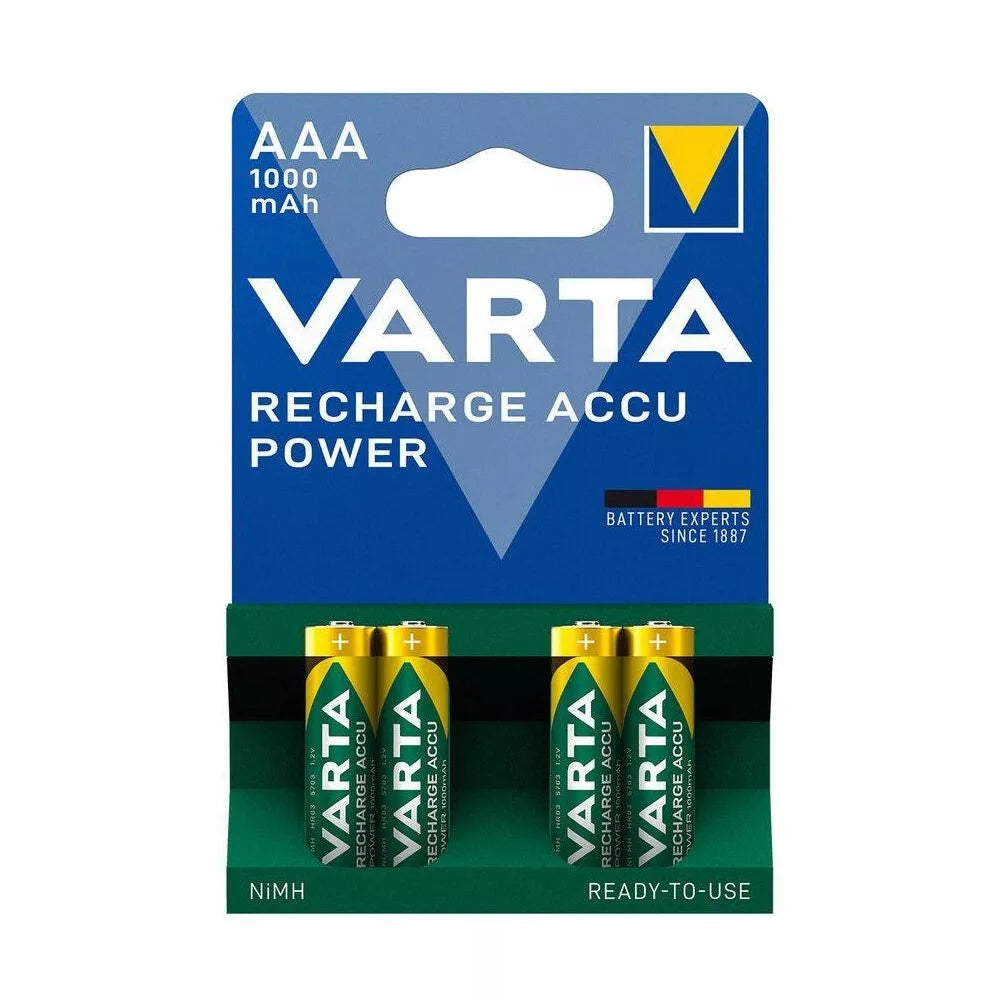 Tölthető AAA elem - VARTA - akkumulátor 1000mAh - 4db