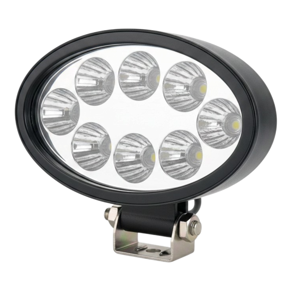 Munkalámpa LED ovális 1800 lm, terítő fény, E9