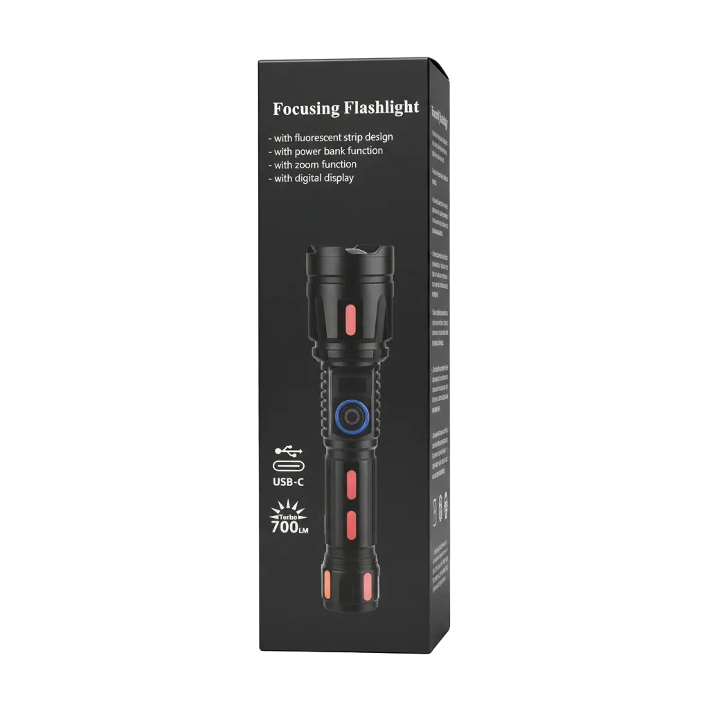 Rechargeable LED Flashlight 700 lumens 10W