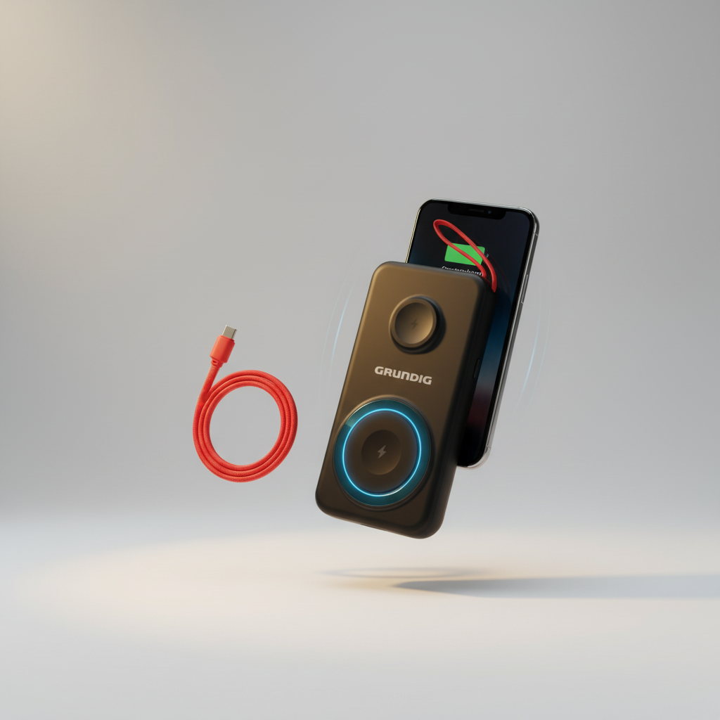 Full-screen e-shop banner for power bank