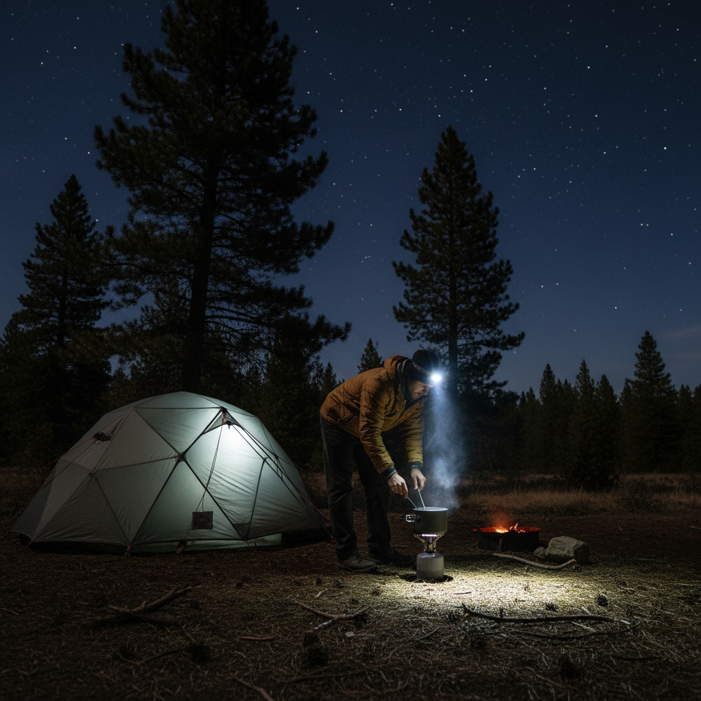 Tölthető led Fejlámpa állítható fókusszal és szenzorral