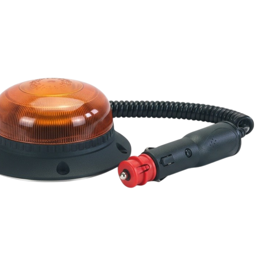 Sárga villogó lámpa 18LED 3 világítási móddal