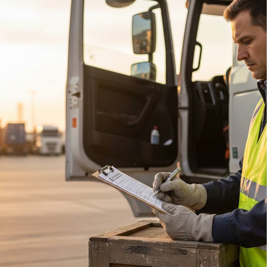 Felírótábla Hungarocamion emblémával