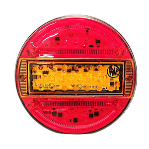 Hátsó ködlámpa LED kerek indexes