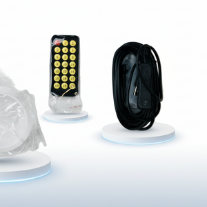 LED kijelző szempár szett, távirányítóval 12V 590x120mm