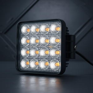 Led munkalámpa villogó funkcióval fehér/borostyán 35W