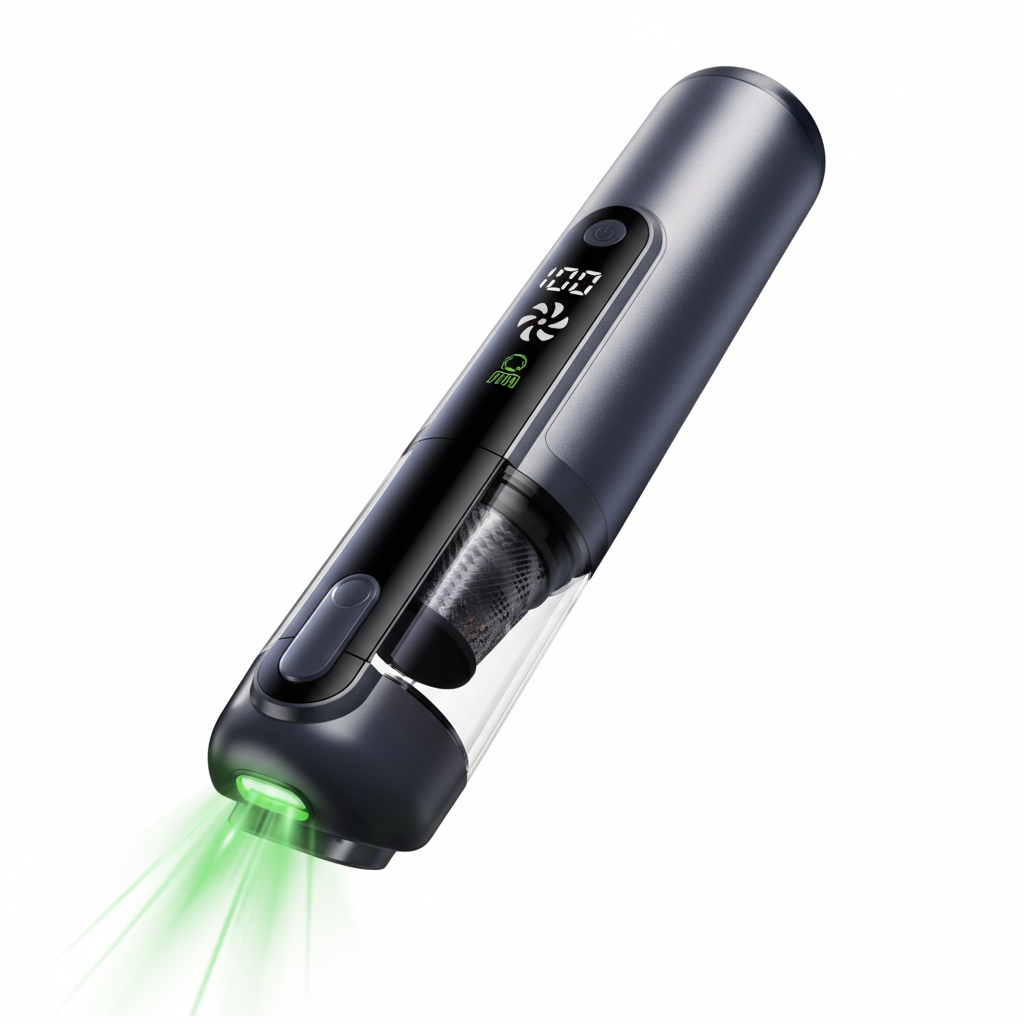 Akkus morzsaporszívó Extra erős 6000mAh