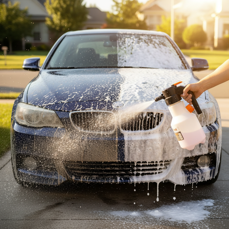 Autómosó habosító flakon elektromos 2 Liter