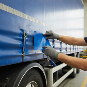 Ponyva ragasztó javító folt készlet 4db 15x24 cm