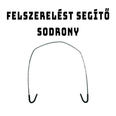 Hólánc felszerelés segítő kampós sodrony