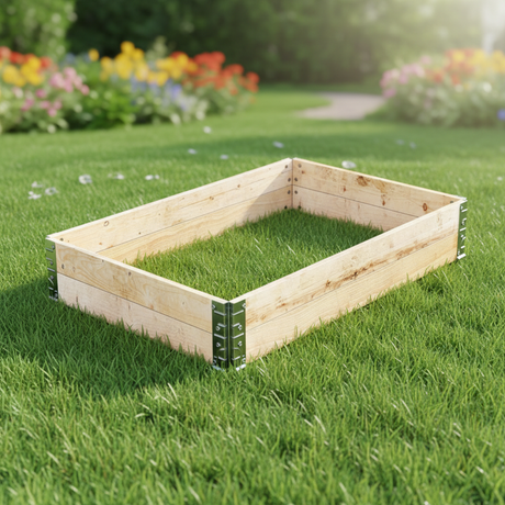 Magaságyás - raklapmagassító szerelvényekkel 80×120x20 cm