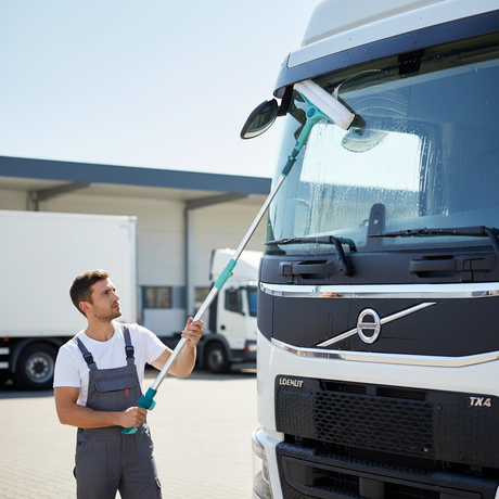 Window -pulling telescopic 2m + swivel head: 40cm