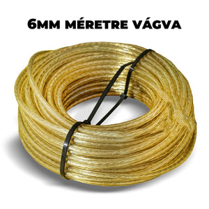 Vámzárkötél 6mm acél méretre vágva (vég nélkül)