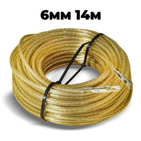 Vámzárkötél acél 6mm szerelve 14m