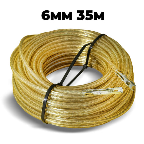 Vámzárkötél acél 6mm szerelve 35m