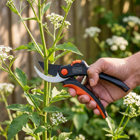 Ágvágó metszőolló precíz vagy erőteljes metszéshez 20 cm