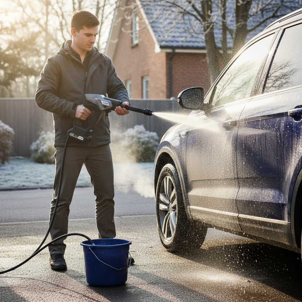 Akkus magasnyomású mosó 45 BAR nyomással