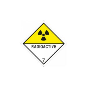 ADR bárca 7D Radioaktív anyagok 30x30cm